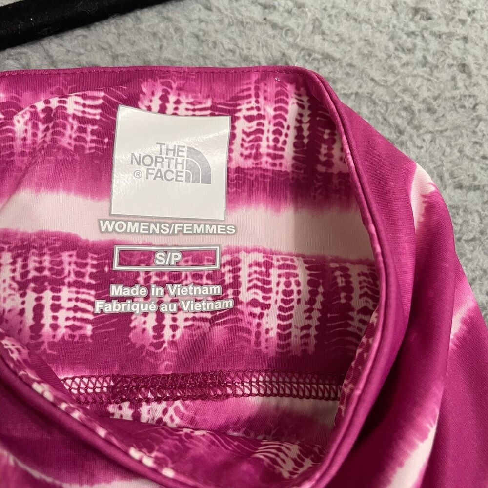 The North Face Echo Lake Halter Dress Size Small Pink Tie Dye Orange UPF 50 - Picture 4 of 10